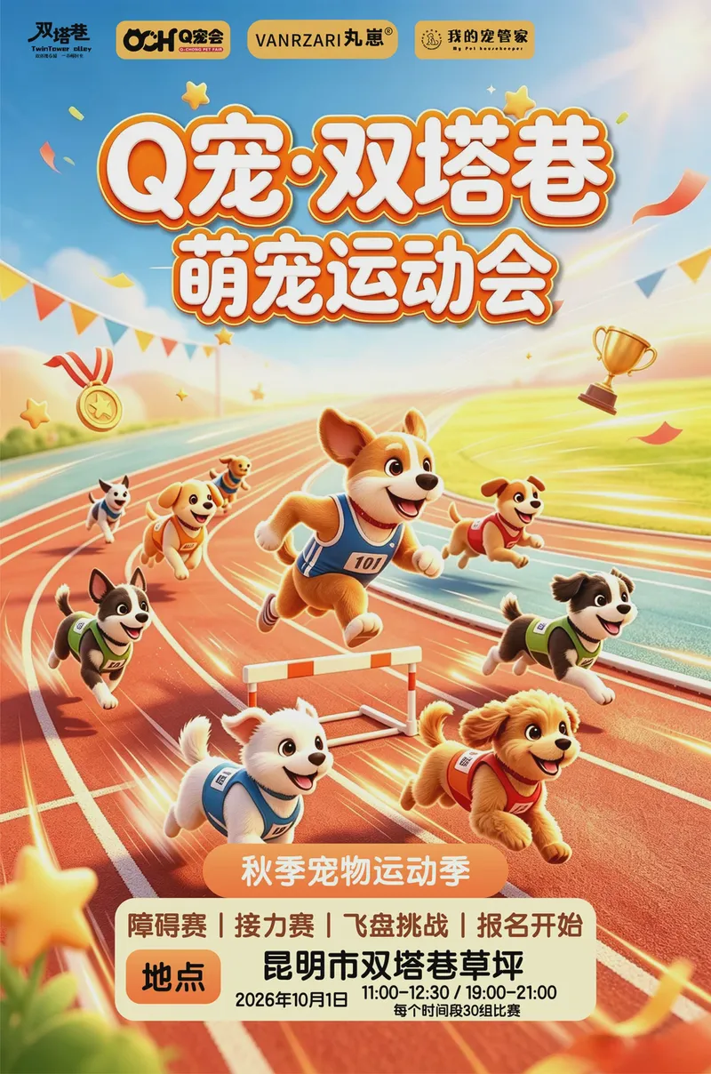 Q宠·双塔巷萌宠运动会